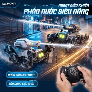 Robot Điều Khiển Pháo Nước Siêu Năng